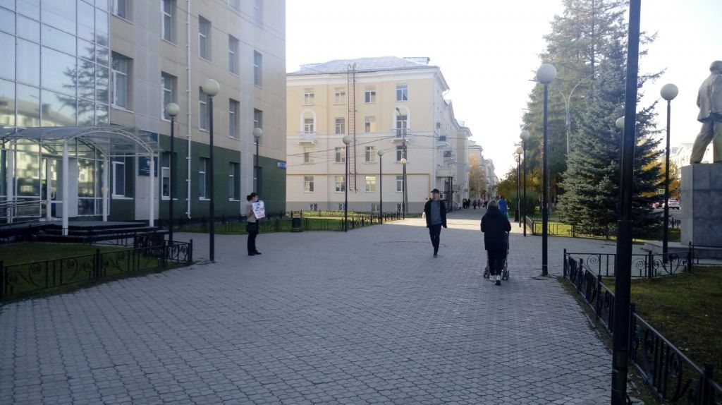 Раиса Морозкова провела одиночный пикет в субботу, 25 сентября. Фото: Андрей Клеймёнов, "Глобус"