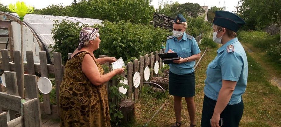 Сотрудники МЧС провели осмотр в садах Серовского ферросплавного завода