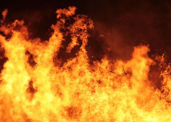 В минувшие выходные в Андриановичах произошел пожар