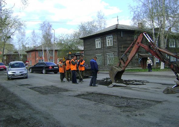 Ремонт дорог в Серове вступил в активную фазу