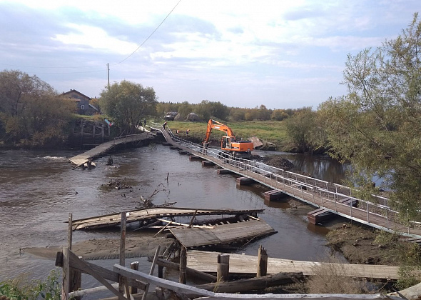 В серовском Филькино ведут работы. С мостом опять проблемы?