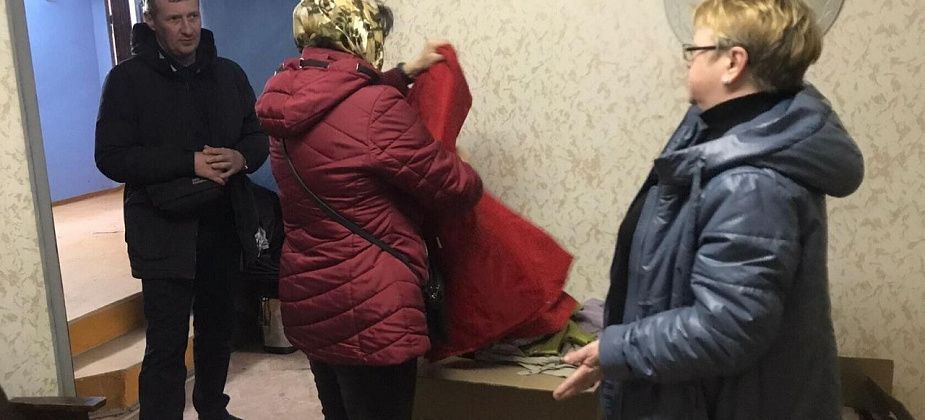 Красный Крест оказал помощь беженцам, прибывшим в Серов
