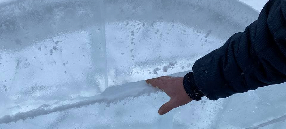 Зимний городок в Серове не растаял 