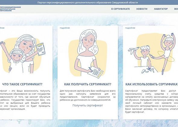 Родители юных серовчан могут оплатить допобразование государственным сертификатом