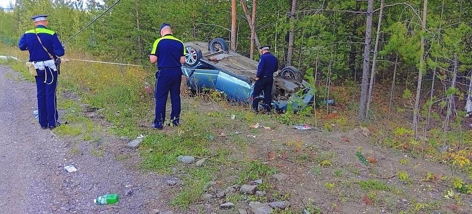 В Серове пьяный бесправный водитель устроил ДТП и уронил столб