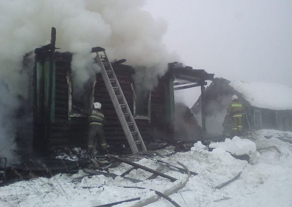 В пожаре в серовском поселке Красноярка погиб мужчина