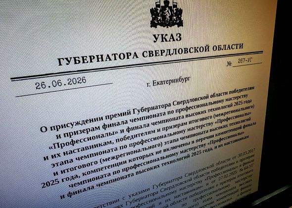 Призер конкурса «Профессионалы» и его наставник из Серова получат премии губернатора