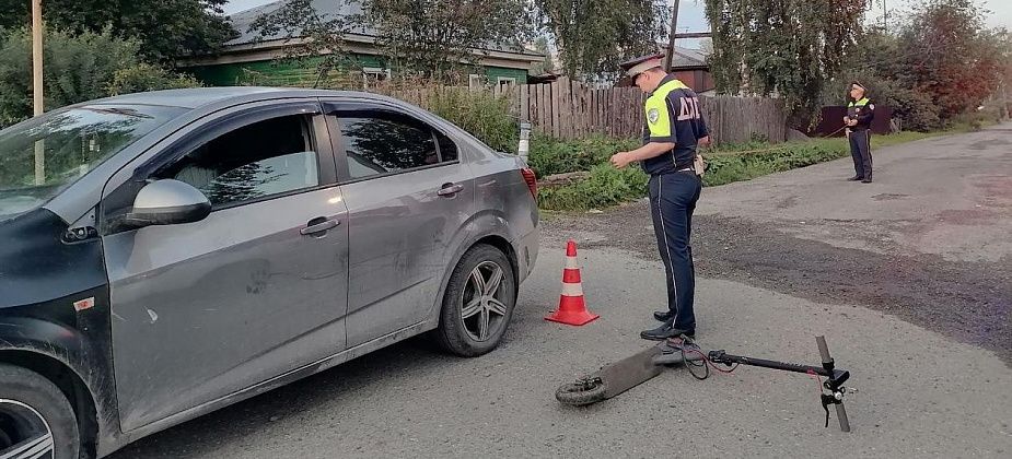 Десятилетний серовчанин попал в ДТП на самокате, управление которым требовало водительского удостоверения