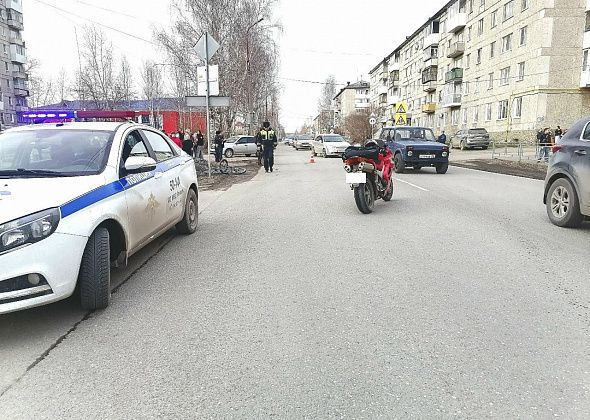 В Серове мотоциклист сбил юного велосипедиста