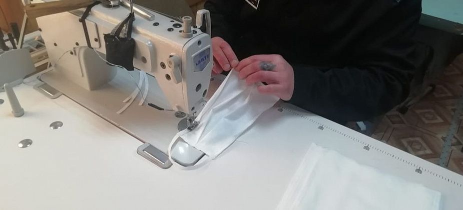 COVID. Все осужденные, отбывающие наказание в колонии Гарей, обеспечены масками для лица