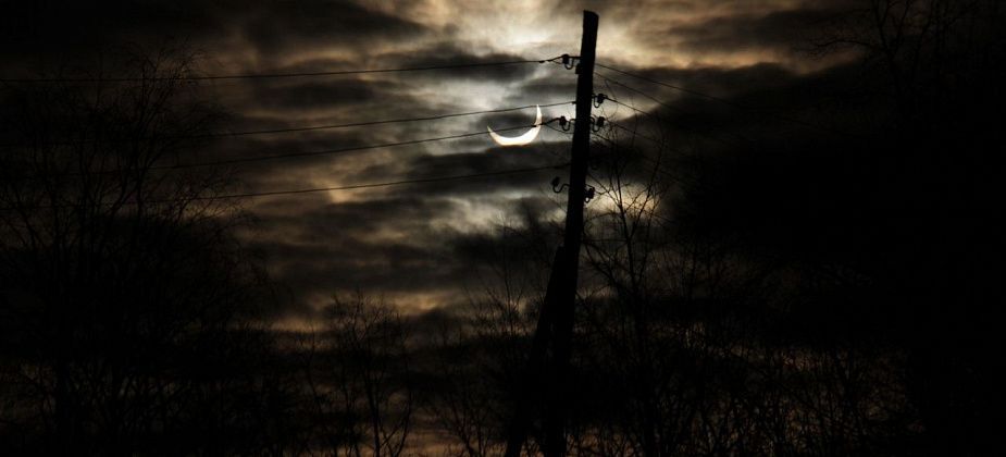 Серовчане и сосьвинцы фотографировали солнечное затмение. Соцсети