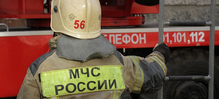 В Серове произошел пожар - горела баня 