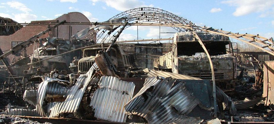 Пожар в поселке Энергетиков тушили больше четырех часов