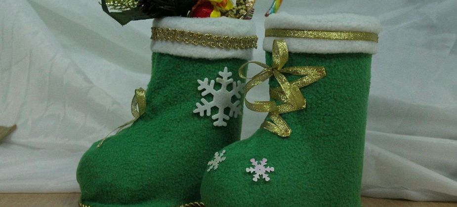 Мастер-класс: делаем новогодний сапожок