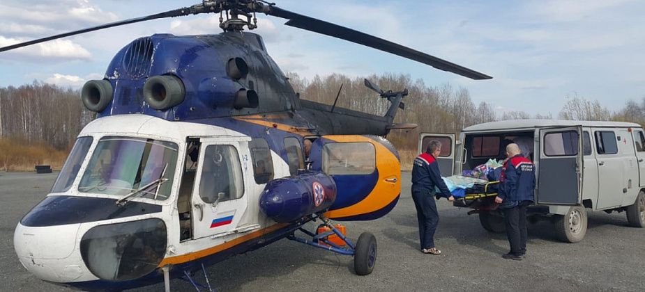 Из Серова в клиническую больницу Екатеринбурга транспортировали мужчину с ожогами