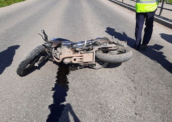 В Серове в ДТП попал мотоциклист из Краснотурьинска