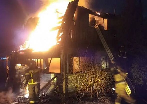 В коллективном саду “ОВД” горел садовый домик