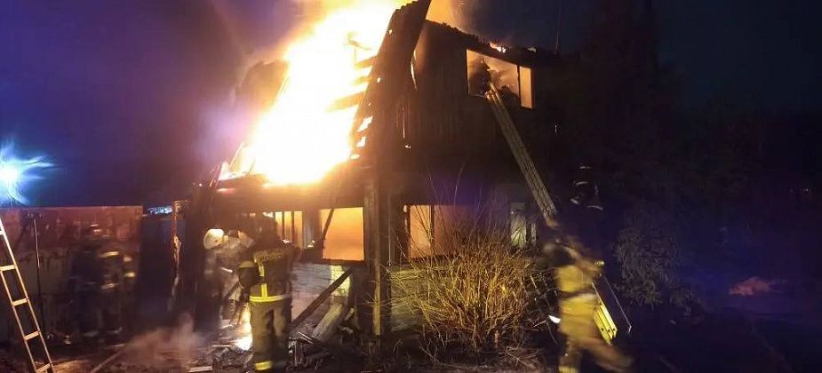 В коллективном саду “ОВД” горел садовый домик