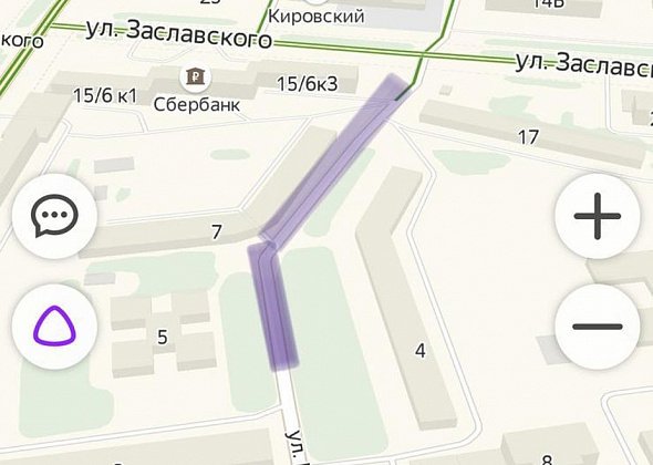 Зеленую и Заславского соединяют лишь пешеходные тропы, так будет до 15 ноября