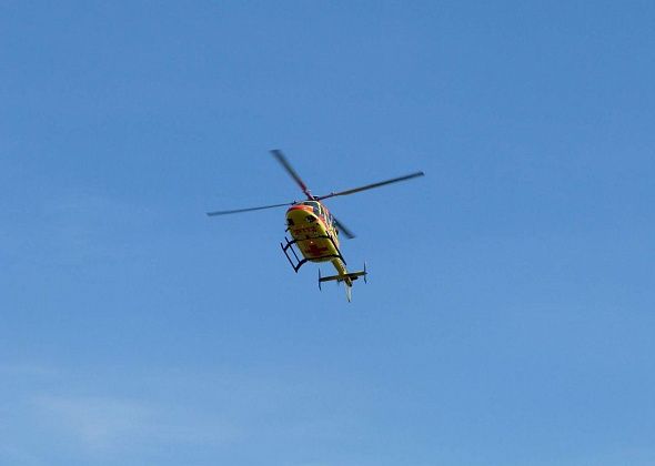 Из Серова в Екатеринбург вертолетом госпитализирован мужчина