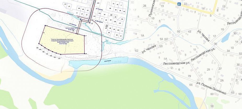 Власти утвердили план по размещению очистных сооружений для ливневых стоков на реке Каква, возле Горпарка