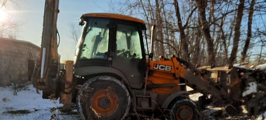 «Серовавтодор» ликвидировал несанкционированную свалку в районе гаражных кооперативов по улице Нахабина