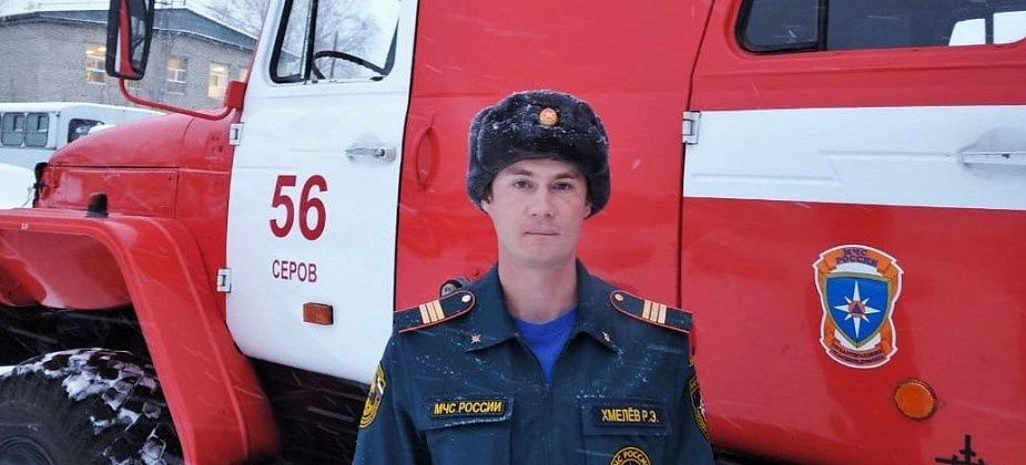 Лучший пожарный области служит в Серове