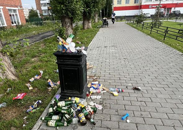 Серовчанка возмущена беспорядком на площади в поселке Энергетиков