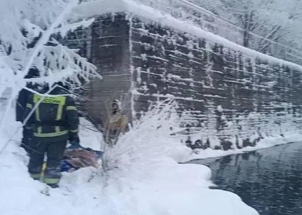 На Киселевском водохранилище погиб мужчина. Упал с плотины в районе старого водосброса