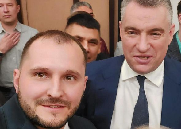 Общественник из Серова Константин Макаев встретился с председателем ЛДПР Леонидом Слуцким 