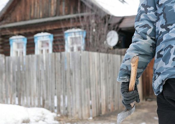 Под суд пошел гаринец, зарубивший собутыльника