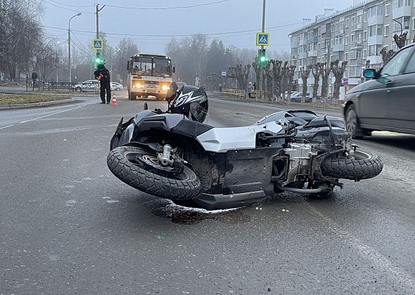 Стали известны подробности ДТП с участием мотоциклиста