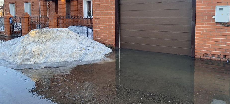 В Серове спала вода, затопившая часть домов в Завокзальном