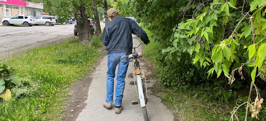 «Пешеходу пройти затруднительно, не то что велосипедисту проехать». Серовчанин пожаловался на ветки над тротуарами