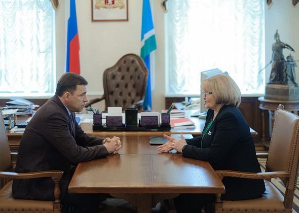 Евгений Куйвашев и Людмила Бабушкина определили фронт совместной работы по выполнению нацпроектов в Свердловской области  