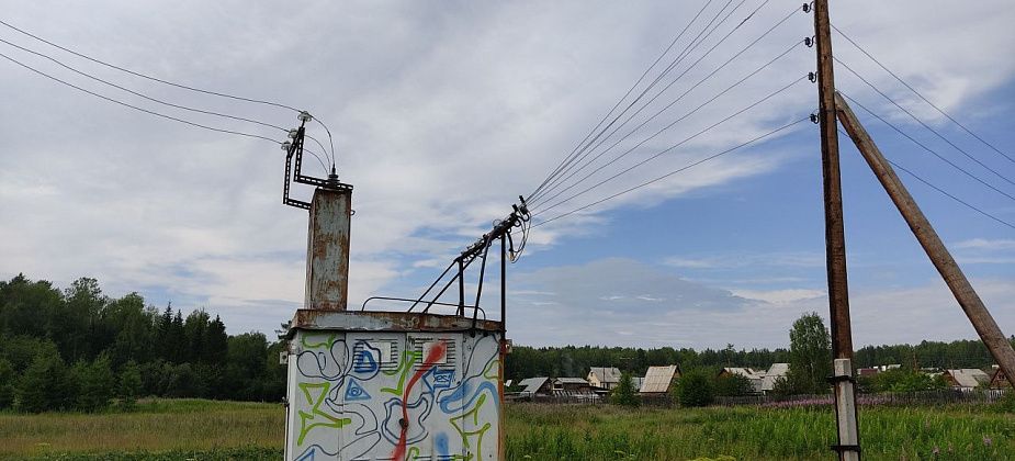 В коллективных садах на Киселевском шоссе появился свет. Заработали насосы для полива
