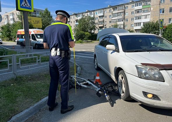 В Серове произошло очередное ДТП с участием велосипедиста