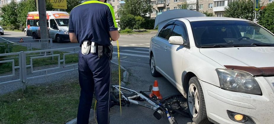 В Серове произошло очередное ДТП с участием велосипедиста