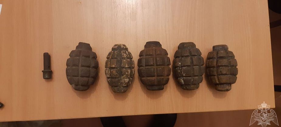 У серовчанина, которому пришла посылка с пистолетом, были еще пять гранат и минометная осколочная мина