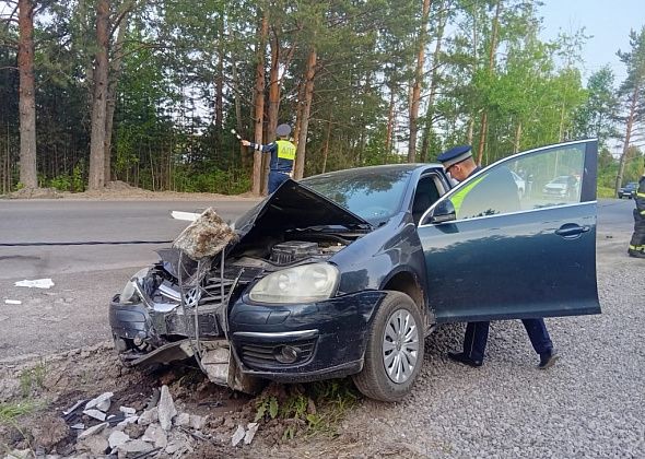 После ДТП на дороге в поселок Энергетиков с ушибом головного мозга госпитализировали велосипедиста
