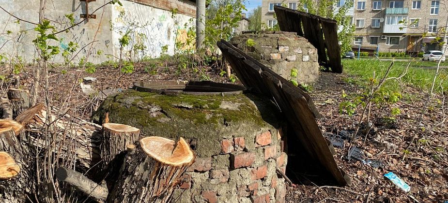 Колодцы во дворе по улице Ленина вновь открыты