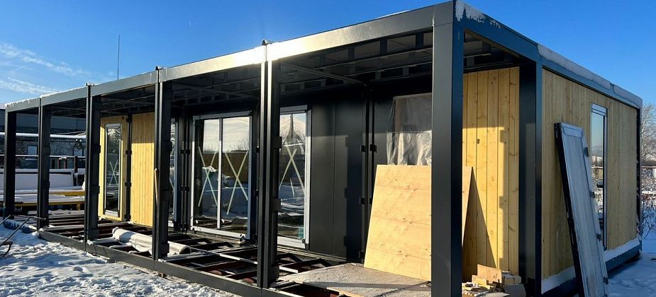 В Гарях, на берегу Сосьвы, идет строительство туристического центра