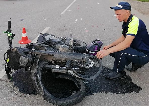 После ДТП 16-летний водитель эндуро попал в реанимацию