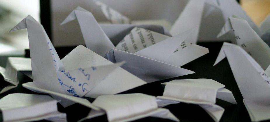 Серовчане запустят в небо белых бумажных журавлей