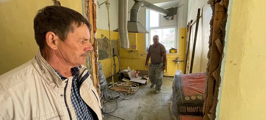 В психиатрической больнице Серова ремонтируют пищеблок