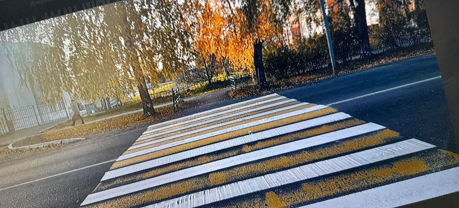 При нанесении дорожной разметки "Серовавтодор" начал применять холодный пластик
