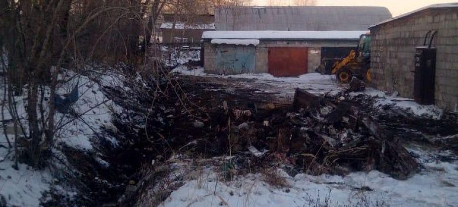 Власти Серова прокомментировали ситуацию с несанкционированной свалкой в районе гаражей по улице Нахабина