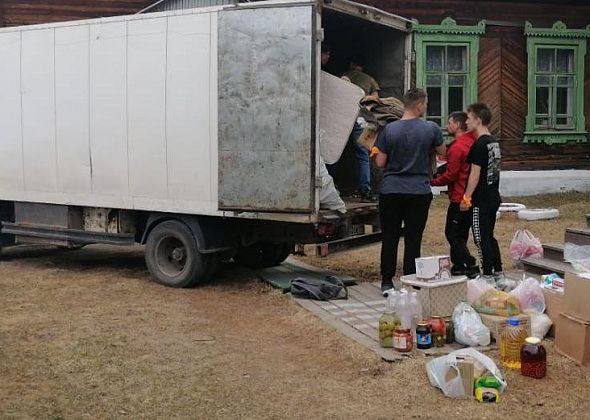 За три дня серовчанин Вячеслав Шадрин привез в Сосьву 10 тонн гуманитарного груза