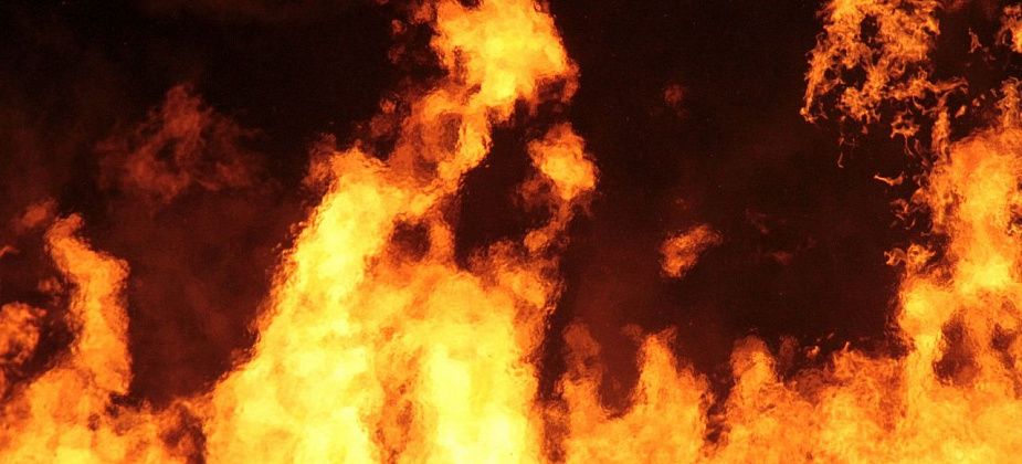 В «Ягодке» под Серовом горел садовый дом