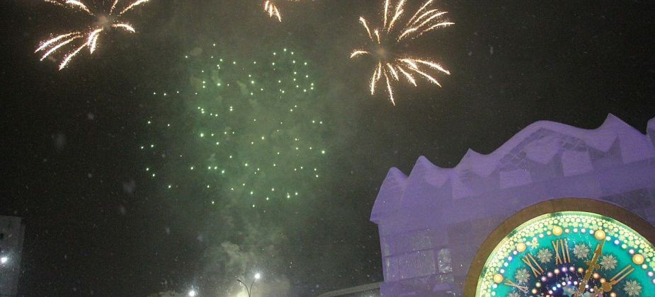 В новогоднюю ночь в Серове состоится салют